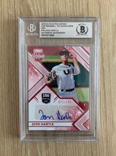 JOSH HARTLE WAKE FOREST SIGNED USA CARD BECKETT BAS & SLABBED