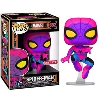 Funko Pop! Marvel Black Light Spider Man 652 Target Exclusive | eBay