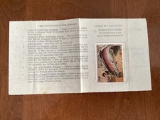 ICOLLECTZONE  US Wisconsin 1982 stamp on trout salmon license (A900)