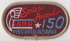 ABC American Bowling Congress 150 PINS OVER AVERAGE Patch Series Award