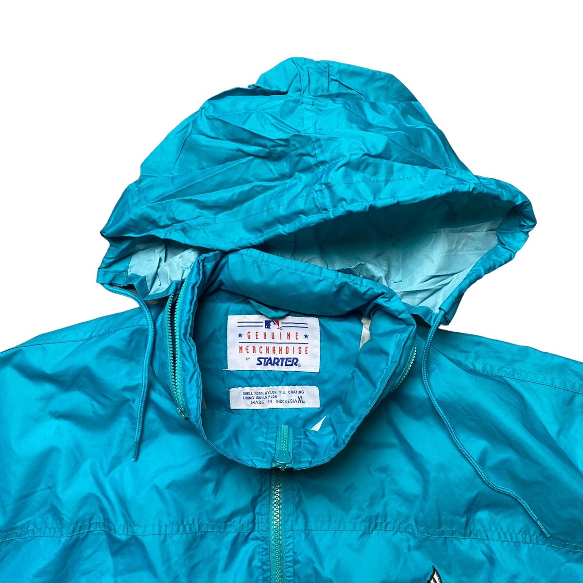 Vintage Florida Marlins MLB 90s Starter Adjustable Hood Jacket