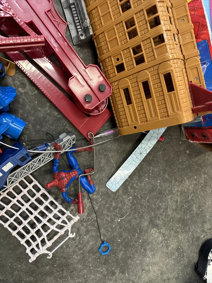 Juego Spider-Man Sky Rider 2002 Toy Biz, incompleto con caja para piezas Foto 4 de 4