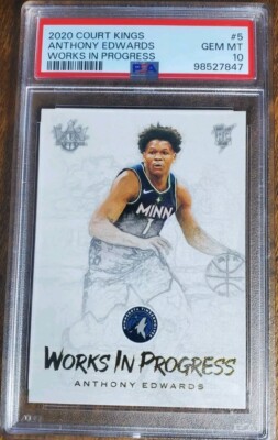 2020-21 Court Kings Works in Progress #5 Anthony Edwards PSA 10 | eBay