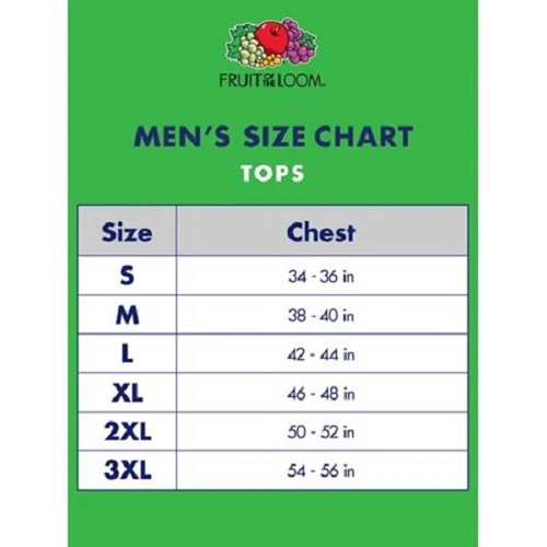 Fruit of the Loom® Big Men's 4 CREWS TEE 3XL    "100% Cotton~Slightly Imperfect" image 2