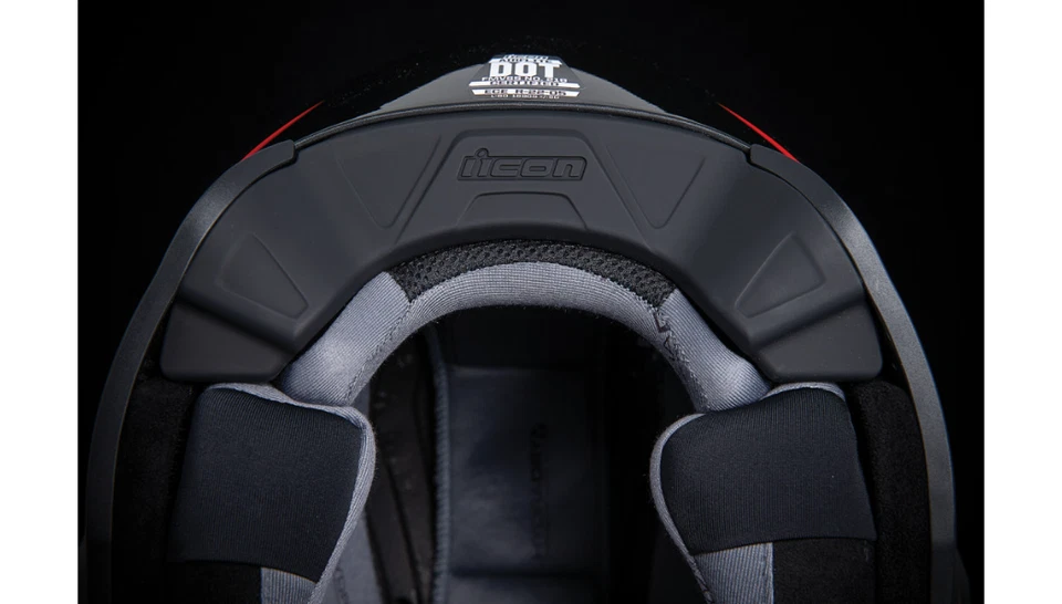 NUEVO ICON 0101-13428 Airflite Crosslink Casco - Rojo - Pequeño - MOTOCICLETA Foto 4 de 4