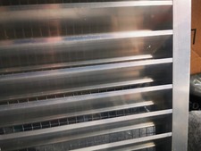 Advanced Air model 1638SB Zewnętrzna aluminiowa żaluzja pogodowa 800x600mm