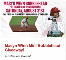 Masyn Winn 2024 Palm Beach Cardinals * MINI * Bobblehead SGA
