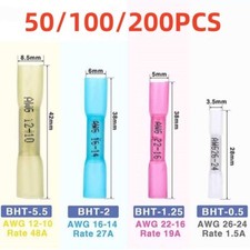 USA Waterproof Heat Shrink Butt Connectors Marine Crimp Wire Splice Terminals