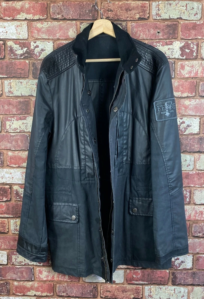 Gf ferre store leather jacket