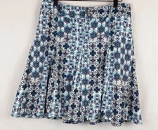 Athleta Skort  Style #841298  Women's Skort Lined Floral Grey Blue (Medium)
