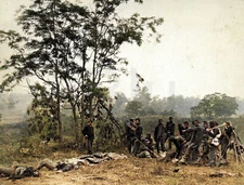 1862 Burying the Dead on the Battlefield of Antietam  11 x 14" Photo Print
