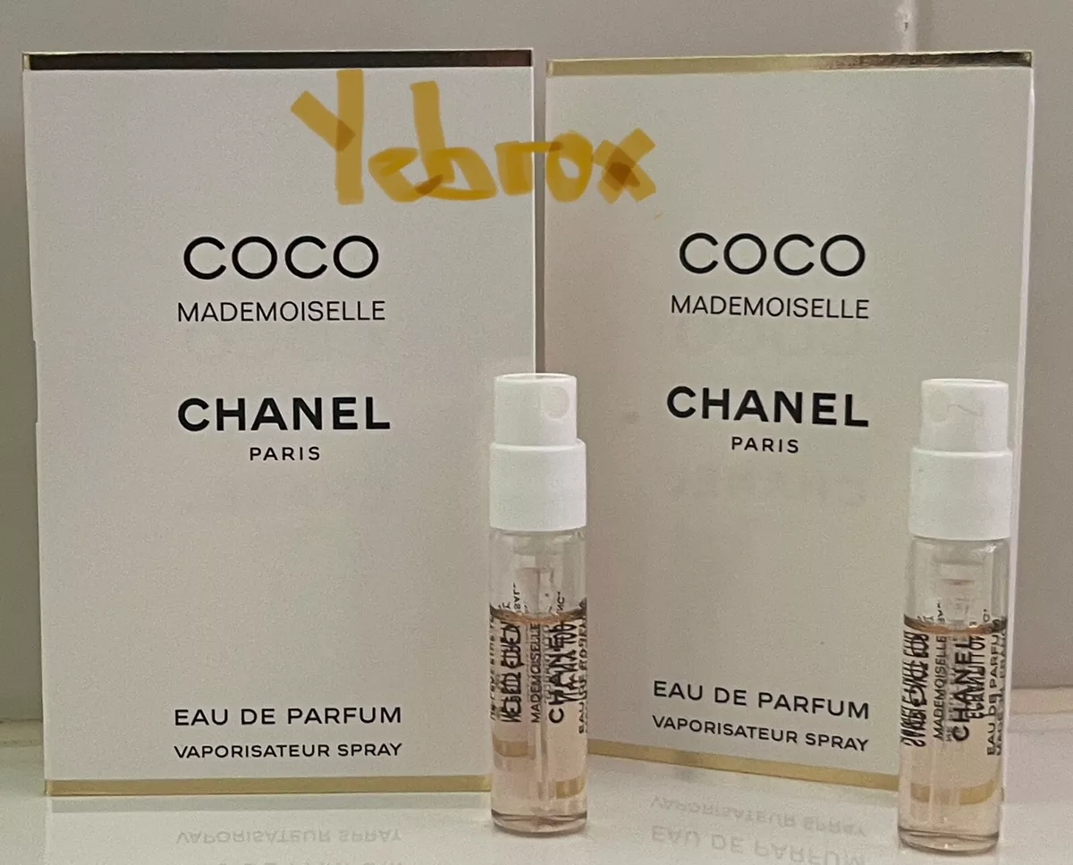 2 Chanel Eau De Parfum Samples CoCo Chanel & Chanel No 5- 1.5ml Each One-NEW