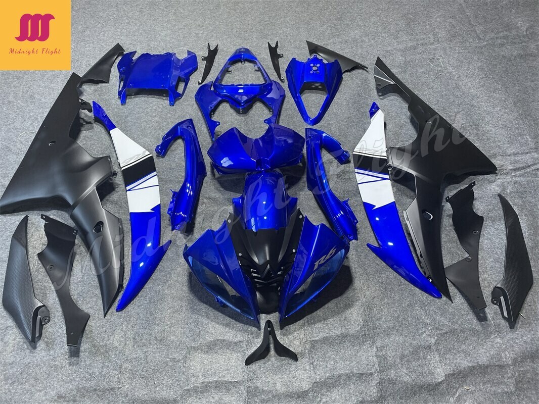 Blue Black White Fairing Kit for Yamaha YZF R6 2008-2016 ABS