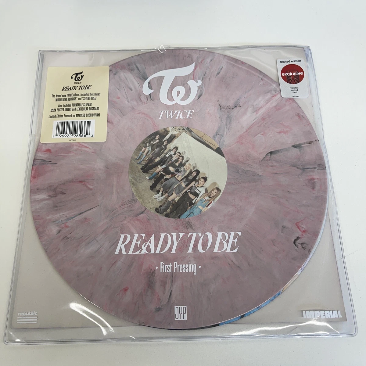 DMG SLEEVE - TWICE Ready To Be FIRST PRESSING TARGET Orchid Marbled Vinyl READ!!