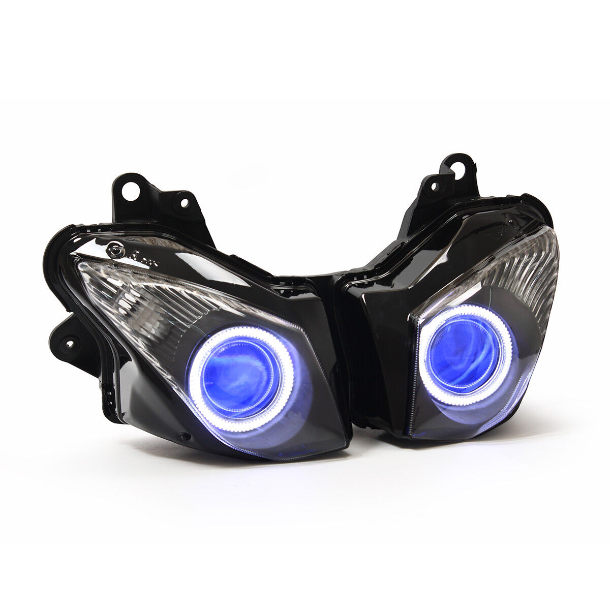KT LED Headlight Assembly for Kawasaki Ninja ZX10R 08-10 Blue KT LED Headlight Assembly for Kawasaki Ninja ZX10R 08-10 Blue