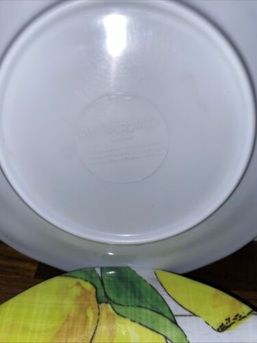(4) CYNTHIA ROWLEY NY LEMONS PLATES YELLOW GREEN BREAD SALAD 100% MELAMINE - Picture 7 of 17