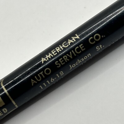 VTG Mechanical Pencil AMERICAN AUTO SERVICE CO. Omaha, NE BUDA