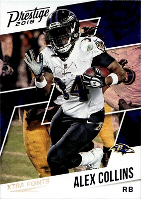 2018 Prestige #88 Alex Collins Xtra Points Blue Near mint or better