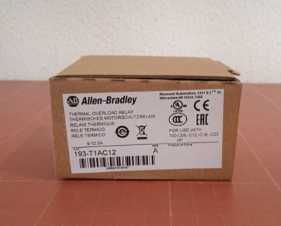 Allen Bradley 193-T1AC12 ÜBERSTROMAUSLÖSER (9-12,5 Amp) Motorschutzrelais _0.2_5