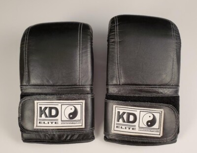 New Open Box KD Elite Speed Bag Sparring Boxing Leather Gloves Size Standard