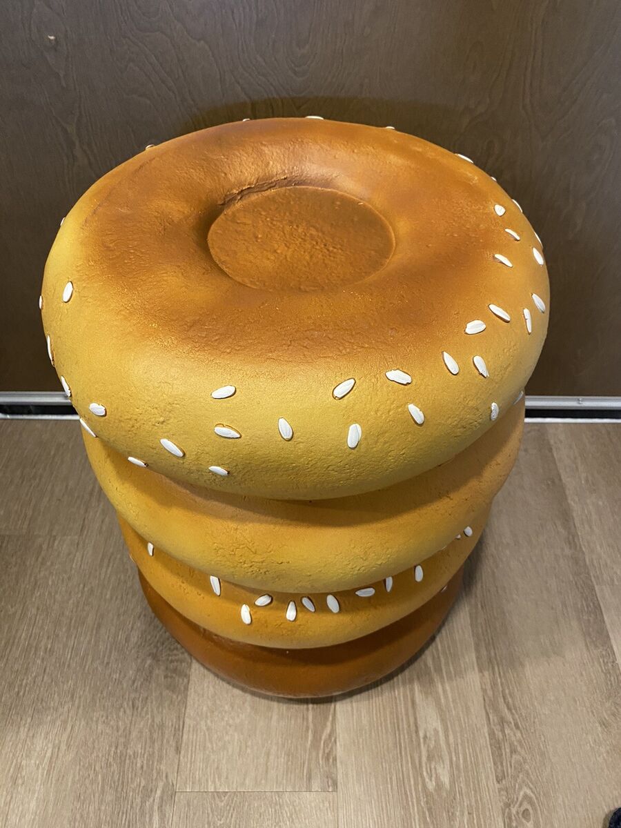 Bagel Stool TikTok Side Table Brand New In Hand Ships Fast Bagel Stool TikTok Side Table Brand New In Hand Ships Fast