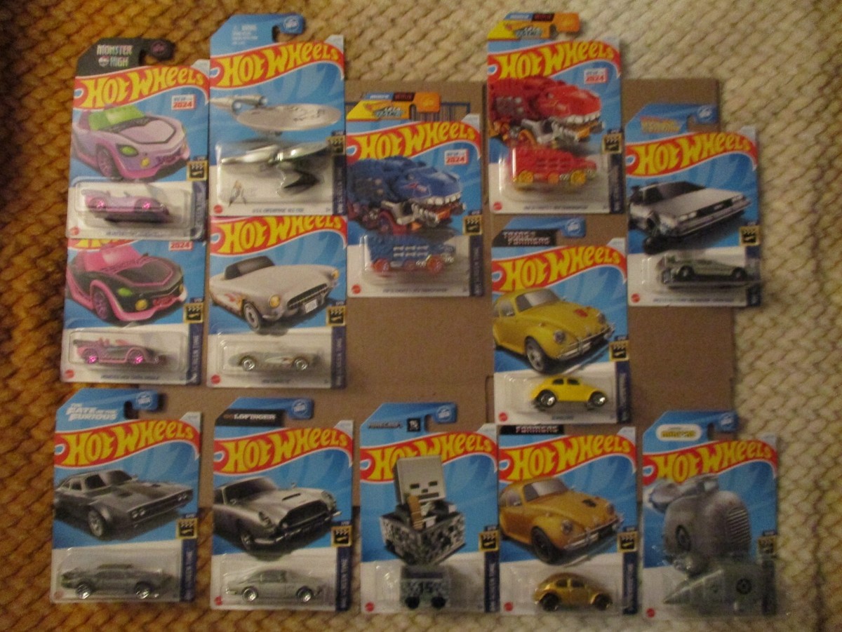 Hot Wheels 2024 Screen Time 10 Set w/ Variations 13 Total Cars | eBay