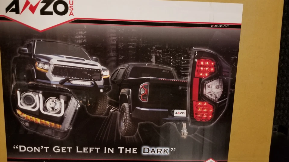 福特 F 150 1997 - 2004 年项目头灯 HALO 黑色 | LARIAT 01-04 — 第 3/4 张图片