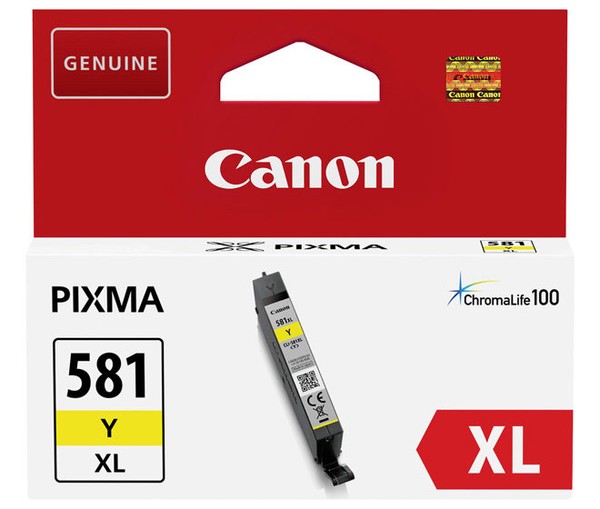 Canon Druckerpatrone Tinte CLI-581 Xl Y Yellow, Gelb-image