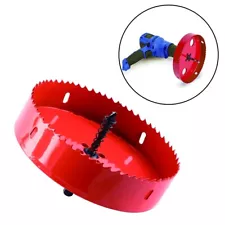 6 1/8 Inch HSS BI-Metal Hole Saw 1.49 inch Cutting Depth Hole Cutter with Hex