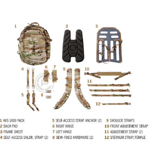 Crye Precision - AVS 1000 Pack - Tactical Backpack - Ranger