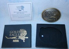NRA Golden Eagles belt buckle 2013 Limited Edition