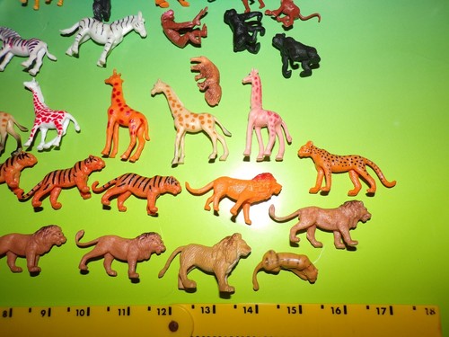 Wild Animals Mini Safari Lions Tigers Leopard Apes Giraffes Zebras & XTRAS ADDED - Picture 9 of 11