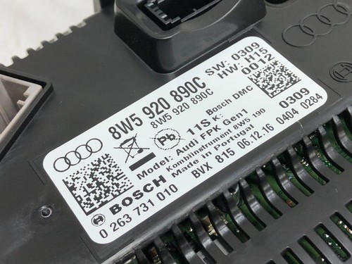 Cuadro de instrumentos velocímetro digital AUDI A4 A5 2017-2019 OEM 144K - Imagen 11 de 12