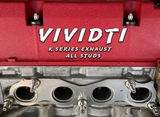 VividTi - Fits Honda Acura K SERIES - TITANIUM EXHAUST MANIFOLD STUD KIT !