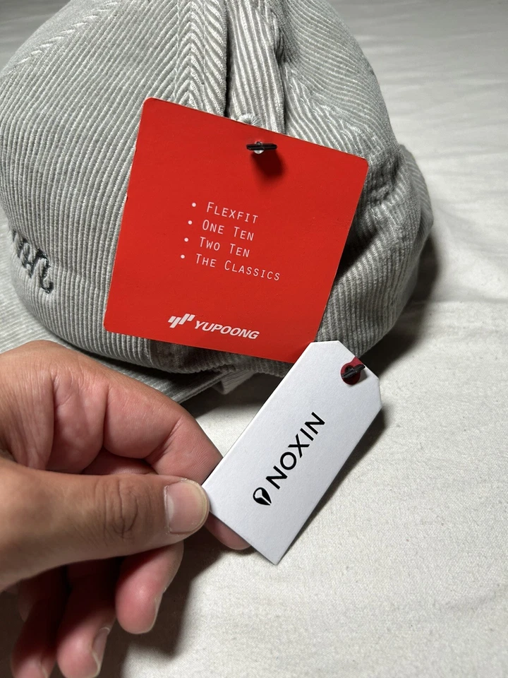 Sombrero de pana con tirantes NIXON CAPITOL - gris bordado - talla única - nuevo con etiquetas Foto 4 de 4