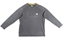 Vintage 1990s Carhartt Sun Faded Blue Long Sleeve Work Shirt Size Men's Size XL