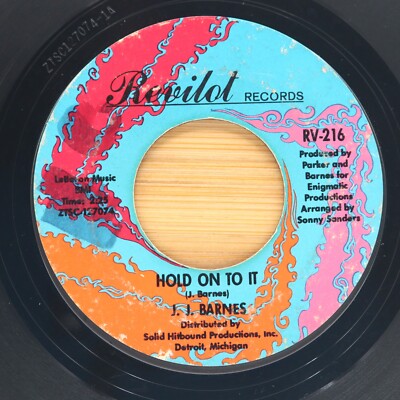 J.J. BARNES - HOLD ON TO IT / NOW SHE'S GONE -  SOUL 45