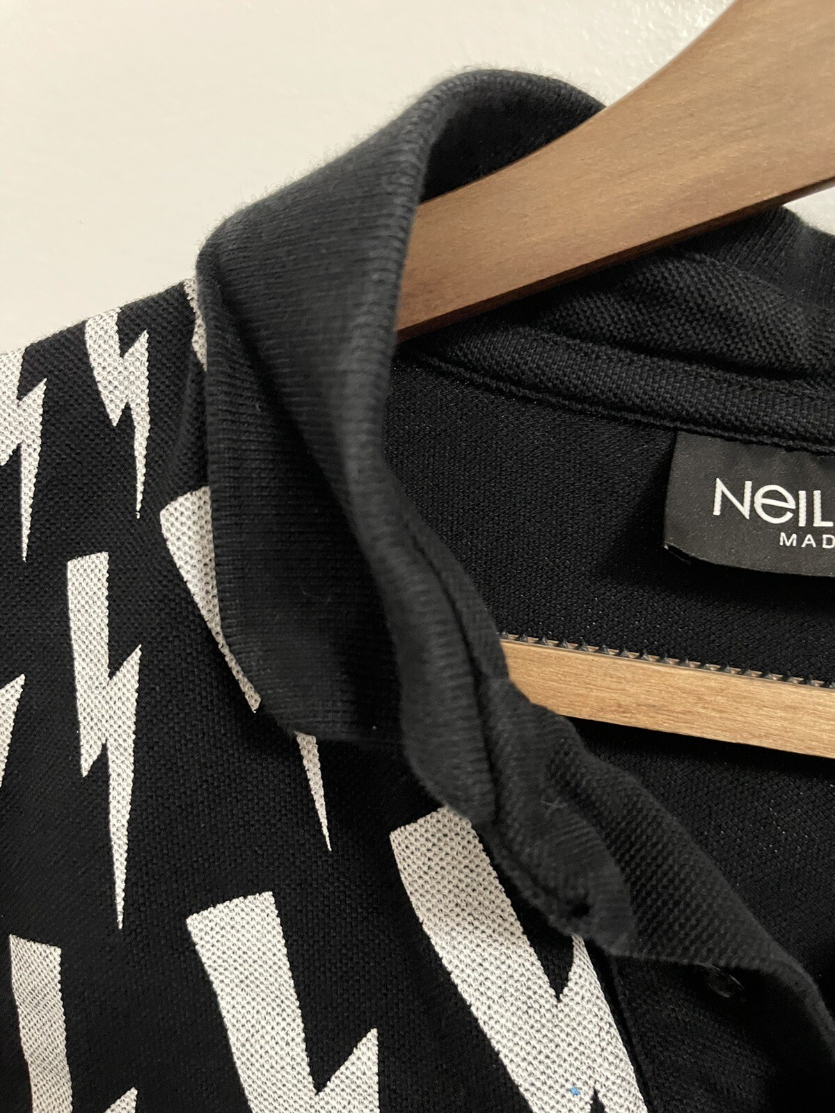 Portefeuille Neil Barrett Classic Thunderbolt Noir Neuf Avec Boîte - Homme