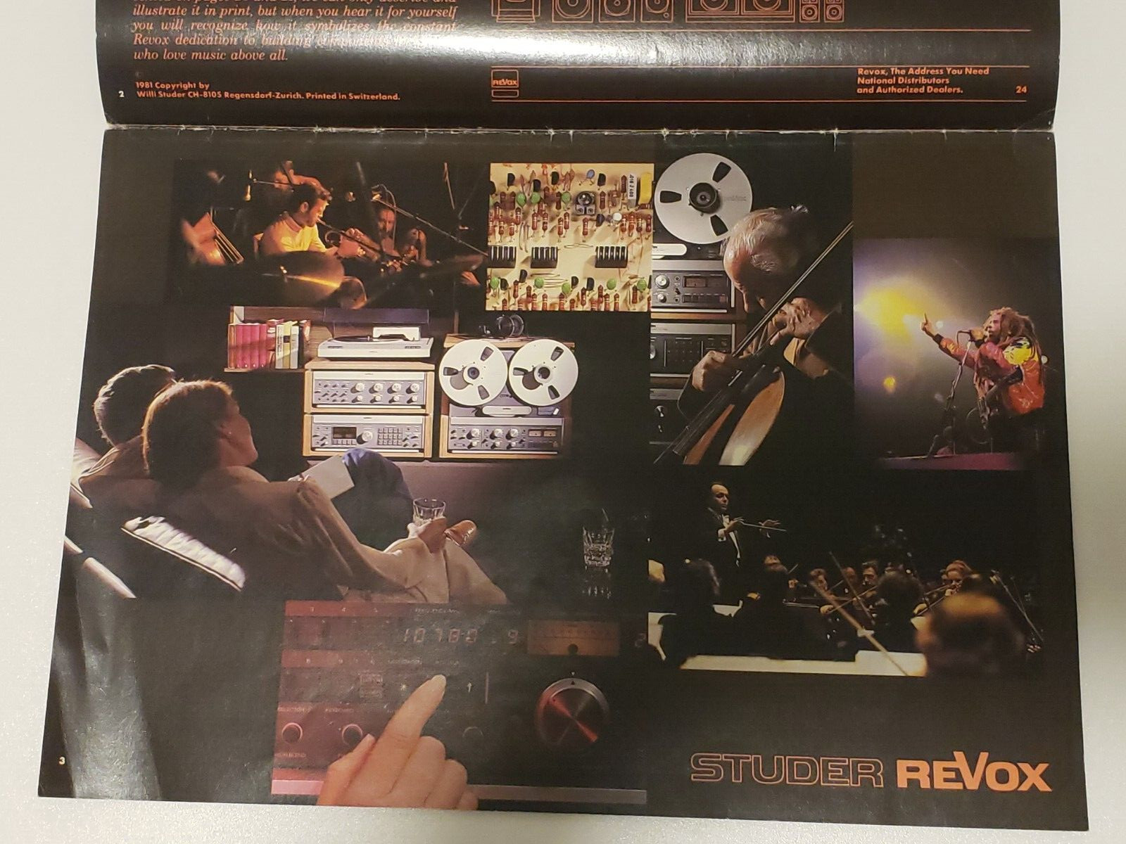 Vintage Studder Revox Color Catalog for B750 B739 A740 B780 B760 B790 B795 B710