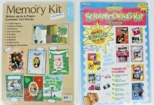 Memory Scrapbook Kits Family Vacation Frames Borders Punchouts MORE New Sealed