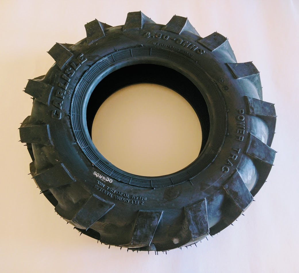 Ag Tread Tire for TroyBilt/MTD Tillers Part 12341 Carlisle 4.80/4