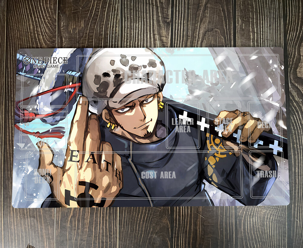 O-P OPCG TCG CCG Pad Trafalgar Law Duel Playmat Trading Card Game