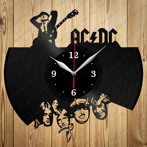 Vinyl Clock AC/DC Vinyl Clock Handmade Art Decor Original Gift 3772 | eBay