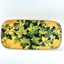 Vassoio da portata vintage Arnold Designs Ltd modello foglia edera Chalford Glos Inghilterra