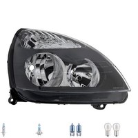 Scheinwerfer Rechts Halogen H1 Chrom FüR Renault Clio II Kasten Inklusive Lampen