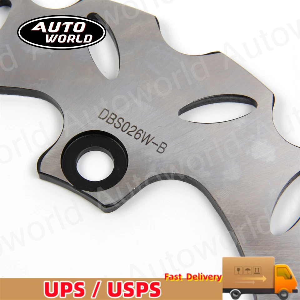 Rotor de disco de freno trasero para Kawasaki Ninja ZX6R 2007-2016 2008 2009 2010 2011 2012 Foto 4 de 4