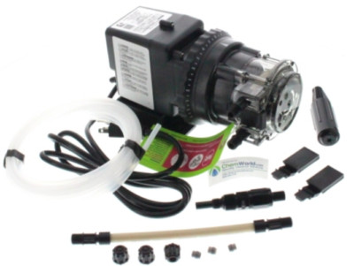 Stenner Pump 45MHP22 - 1.1 to 22.0 gpd. Adjustable Rate - 100psi - New