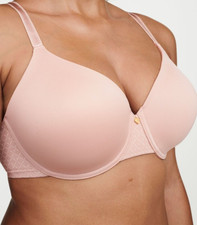 Chantelle 16M6 Norah Chic T-Shirt Underwire Bra black nude 16m6 new no tags