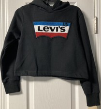 Kid s Levi s Black Sweatshirt Hoodie Size M