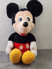 Vintage Disney Hasbro Softies Mickey Mouse Plush with Pants